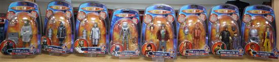 Doctor Who - Character Options - poseable action figures; carded blister packs and latter boxed (18)